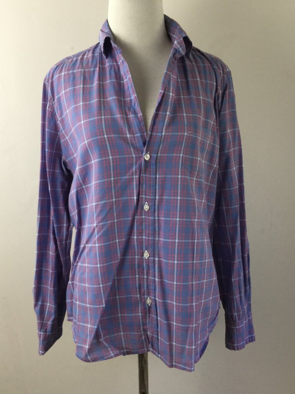Frank & Eileen Button Up Plaid Shirt xs